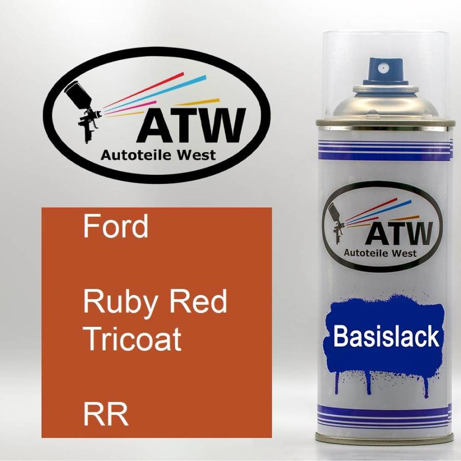 Ford, Ruby Red Tricoat, RR: 400ml Sprühdose, von ATW Autoteile West.